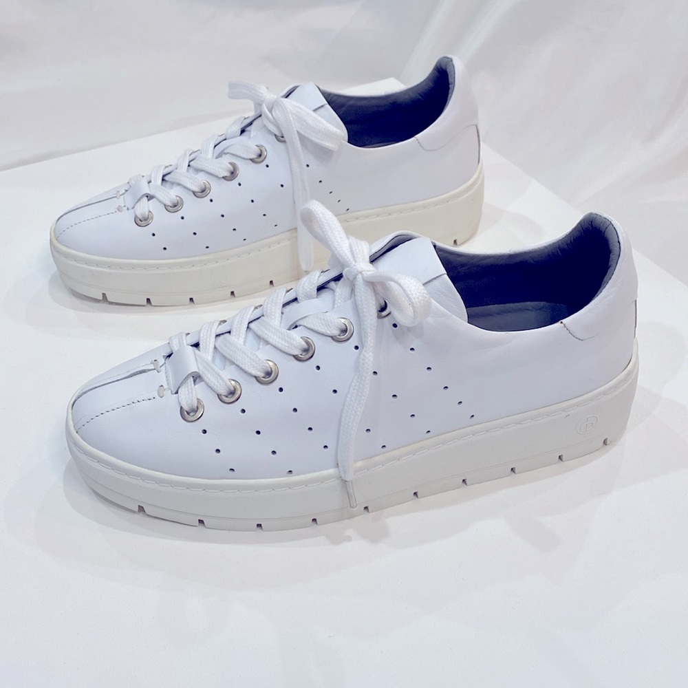 rag & bone Classic White Lace-Up Sneakers - Picture 3 of 15